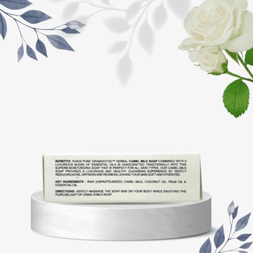 Image of Khadi Pure Herbal Camel Milk Soap, 125 g