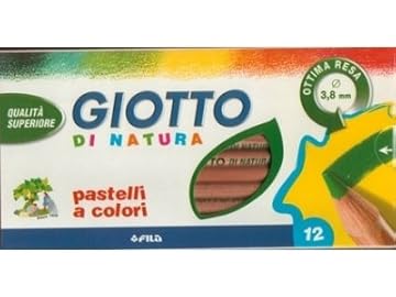 1PZ 12PZ COLORI Giotto 240600 Pastelli Di Natura, 3.8 mm,