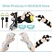 REAQER Resting Hand Splints for Straightening Fingers,Carpal Tunnel Wrist Brace Night Immobilizer With Finger Separators for Stroke Rehabilitation,Muscle Atrophy, Arthritis, Tendonitis (Left)