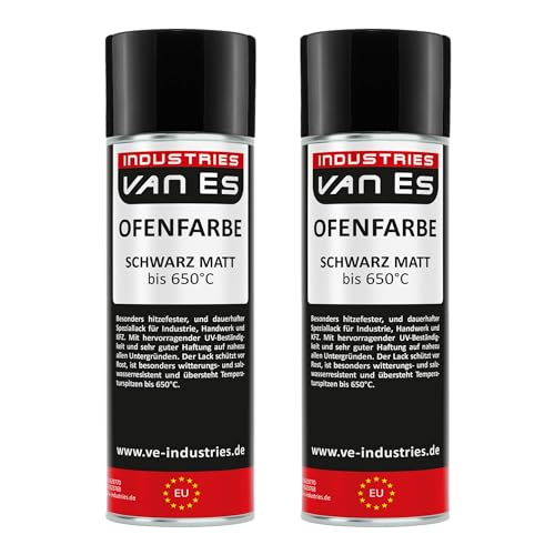 Auspufflack VE-Industries Thermolack 2 x 400ml Spray für hohe Temperaturen