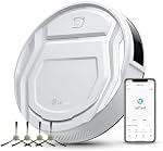 Lefant M210 Pro+ Robot Vacuum Cleaner, 6000Pa Suction, 2.4GHz Wi-Fi Connected, SmartSense Technology, Multi-Surface Cleaning, Self-Charging, Ideal for Pet Hair and Hard Floor