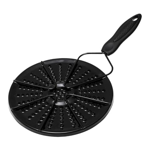 Levemolo Placa Difusora de de Esmalte Negro Adaptador de para Cocina Gas Reducidor de para Cocción Lenta y Estofado Uniforme