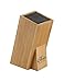 Produktbild OLEIO MBL-BAM-BRA-01 Universal Bambus Messerblock, angewinkelt