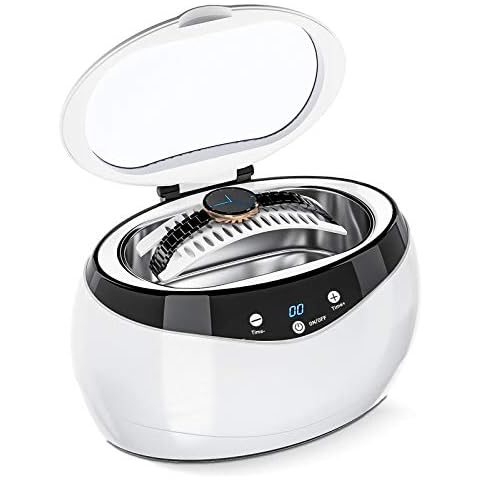 Signstek Ultrasonic Cleaner 650ML Ultra Sonic Cleaner Machine for Glasses Denture Watch Metal Coins Ultrasonic Cleaning Kit 40000 HZ Cover