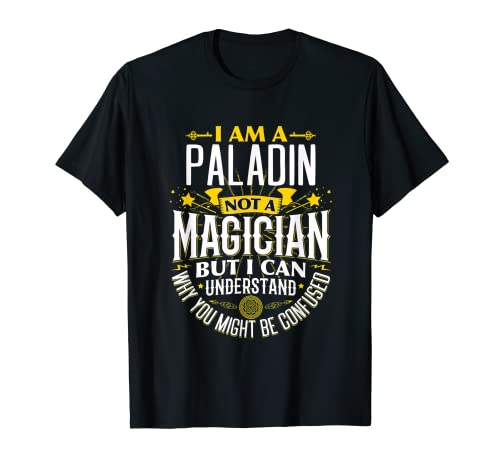 Paladin Idea Funny kein Zauberer - Paladin T-Shirt