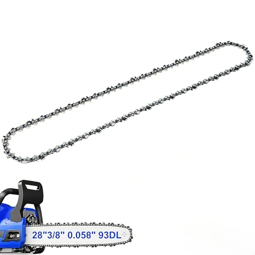 Image of 28 Inch Chainsaw Chain 3 /8 inch .058 inch 93DL Fits Husqvarna 390XP 395XP 585