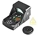 Zulisy OWLc 3 MOA Green Dot & 56 MOA Circle Reticle Sight for Astigmatism, fit Doctor/Viper Footprint Full-Size Pistol Mount, Shake to Awake, 1x24mm Open Reflex Optic with Picatinny Rail Adapter Plate