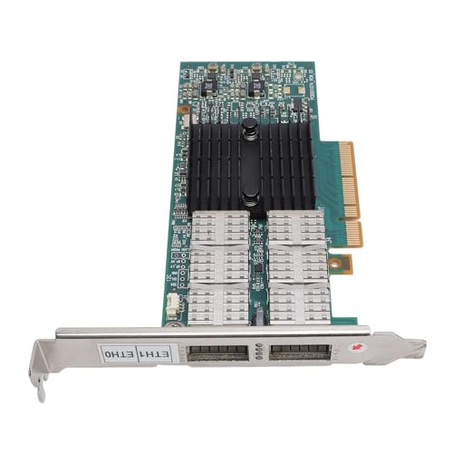 XUMIUZIY Tarjeta de Red PCIe 40Gb con Doble Puerto QSFP Ethernet LAN, Interfaz PCI Express 3.0 X8 para Servidor de Centro de Datos y Computación de Alto Rendimiento miniatura 7