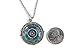 Bohemian Blue Mandala Necklace and Earring Set - Pendant Gift for Women - Handmade