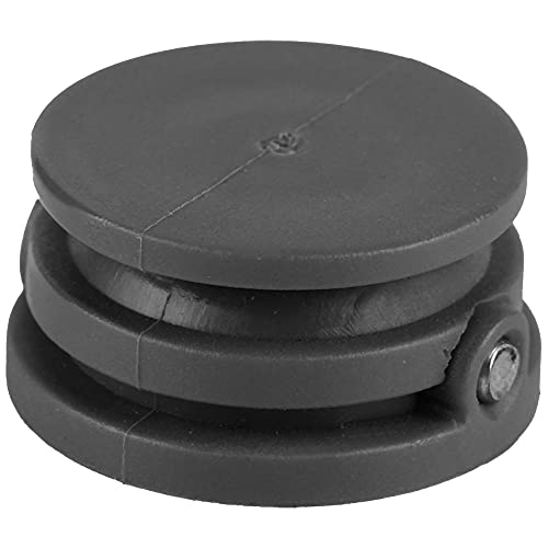 5pcs Surfing Surfboard Leash Plug Set Nylon Plastic Construction Stainless Steel Leash Pin Leg Rope Attachment Kayak Accessories Equipment with Ample Space (Black)