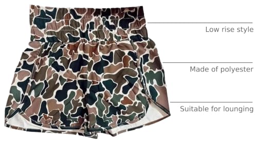 Image of MANGMAO Colorful Camo Boxer Shorts Women Summer Graphic Print Cute Shorts 2025 Trendy