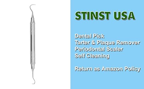Stinst Usa B-0973 Dental Hygiene Sickle Scaler U15/33 Picks Tarter Plaque Scraper Handle 9 Professional Quality thumb #4