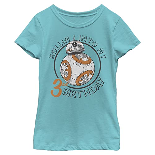 T-shirt Star Wars Resistance BB pour filles en bleu Tahiti taille L