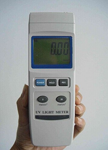 Radiomètre de poche Gowe pour mesure de flux UVA UVB 20mw/CM2