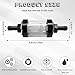 Inline Fuel Filter Small Engine Fuel Filters with Clear Metal Glass, 1.1