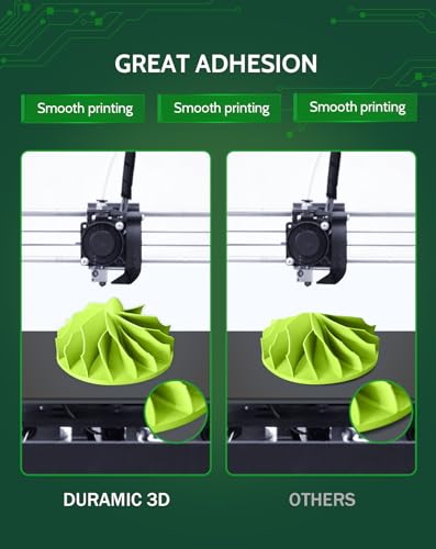 Image of DURAMIC 3D PLA Filament Basic for 3D Printer Neatly Wound Easy Printing | 3D Printing Filament 1.75mm, Dimensional Accuracy + /- 0.02 mm, Fit Most FDM 3D Printers 1KG PLA Lime Green