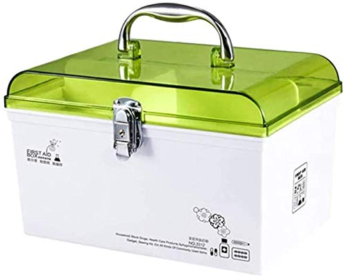 WWG Caja de Medicina Familia Caja de Primeros Auxilios Caja de Almacenamiento de Medicina médica Familia portátil