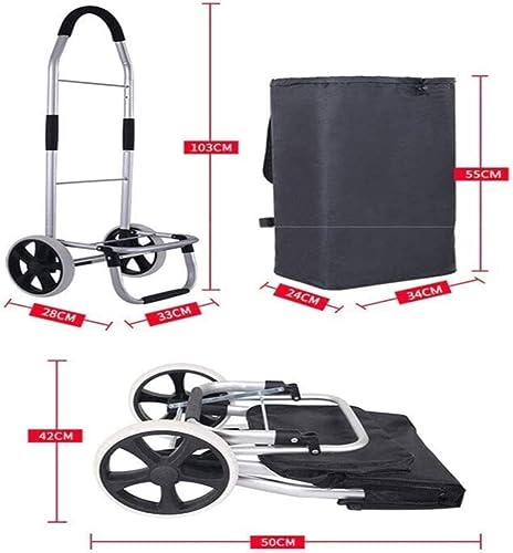 Carrito plegable portátil con capacidad 40 kg miniatura 4