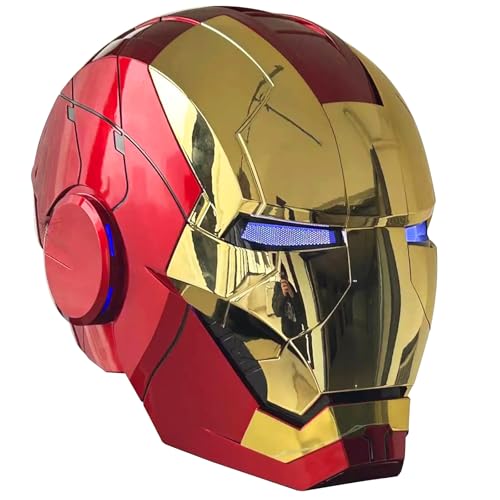 TPTITGC Iron MK5 Helmet Voice Control Cosplay Wearable Cosplay Electronic Open/Close LED Eyes 1:1 Mask Model