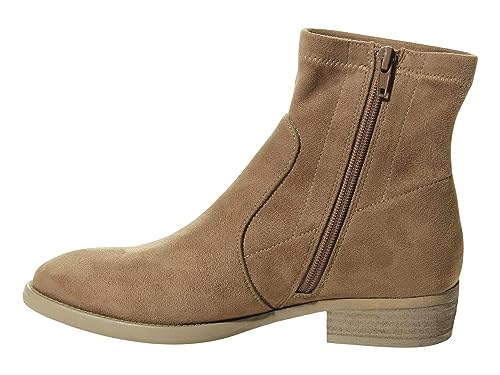 Image of VANELi Womens Henson Round Toe Zippered Casual Boots Ankle Low Heel 1-2 inch - Black