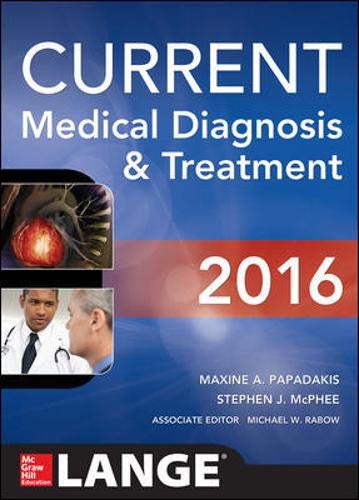 CURRENT Medical Diagnosis and Treatment 2016 (LANGE CURRENT Series)
