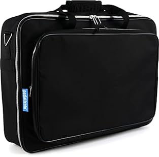 Familiar Pedaltrain soft case styling Exterior accessory storage pocket (sizes vary by model) Platinum SBS zippers on main compartment and accessory storage pocket Premium shoulder strap with padded shoulder pad and enhanced swivel clasp Water-resist...