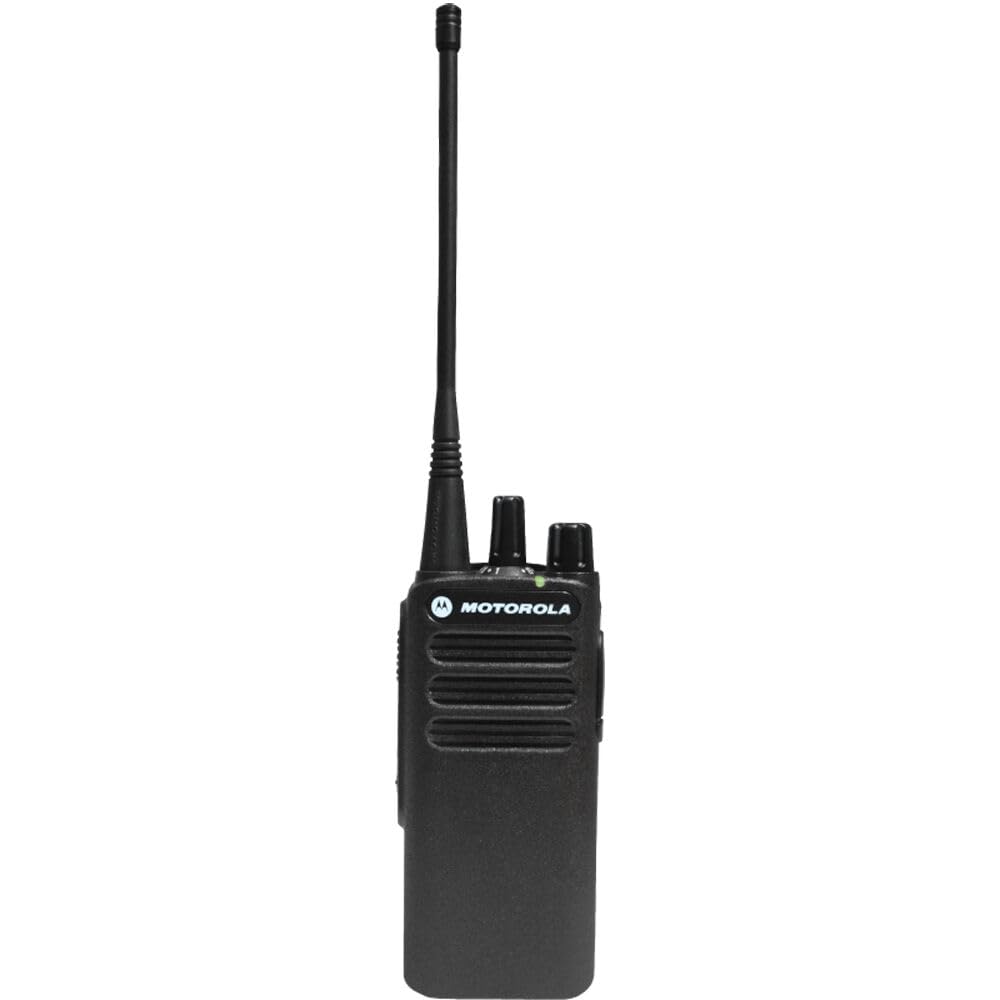 6 x Motorola CP100D Analog UHF Portable Non-Display Two Way Radio, 16 Channel, 4 Watt (403-480MHz) - 6 Pack Bundle
