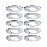  Paulmann 99923 Einbauleuchte LED Calla rund 10x6W Chrom matt schwenkbar