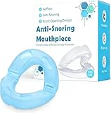 Orthèse Anti Ronflement | Ouverture frontale à 180° | Gouttière Dispositifs Anti Ronflement Efficace Puissant, Prêt à l'emploi   Adapté à la plupart des bouches Unisex  Blue