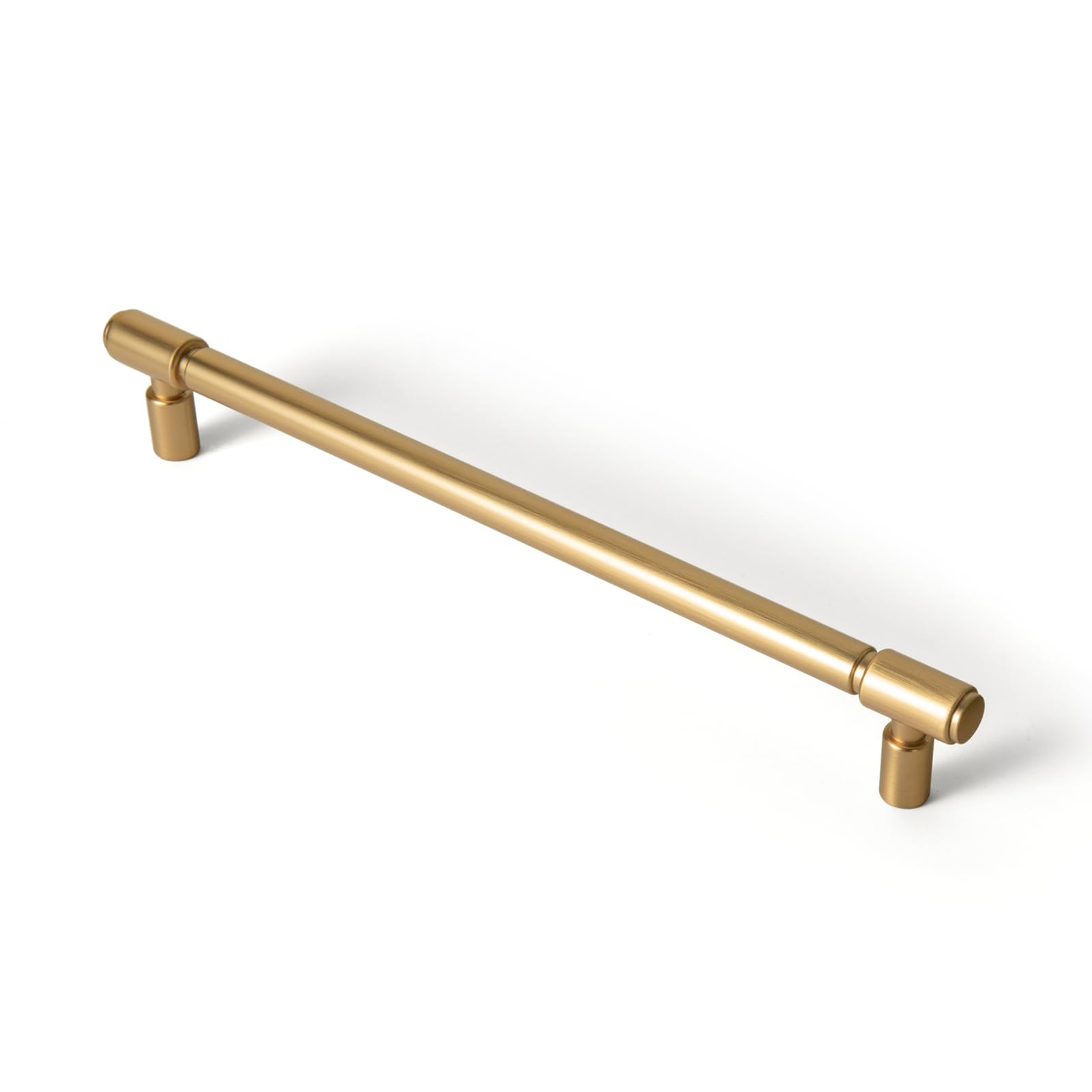 Goo-Ki 6 Pack 7.56" c-c Champagne Bronze Cabinet Drawer Pulls - Modern Gold 192mm Hole Bar Handle Pull Kitchen Hardware for Dresser Cupboard Bathroom
