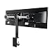 FLEXIMOUNTS Full Motion Dual Arm Desk Mount Fits 10"-30" Monitor (D1D)
