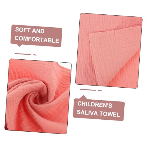2 pcs Burping Cloths Soft Cotton Washcloths for Absorbent and Breathable Design Gentle Skin for Feeding and Spitting Up Comfortable Shoulder Coverage3
