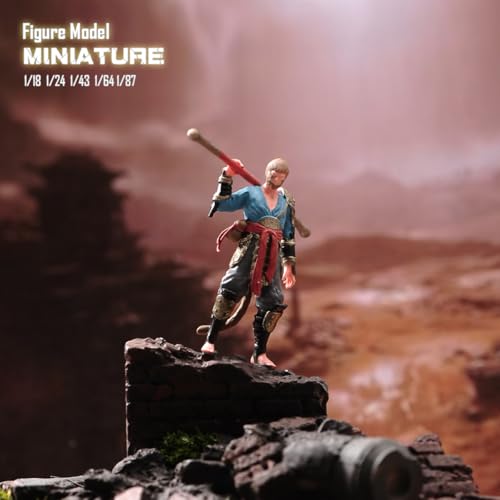 Demon Monkey Wukong Scene Props Figurine Poupées Modèle Monkey King 1/43