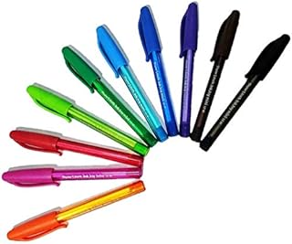 10 x Papermate InkJoy Mini Ballpoint Pens, 1.0mm Medium Point, Assorted Colours - Loose in Plain Packaging