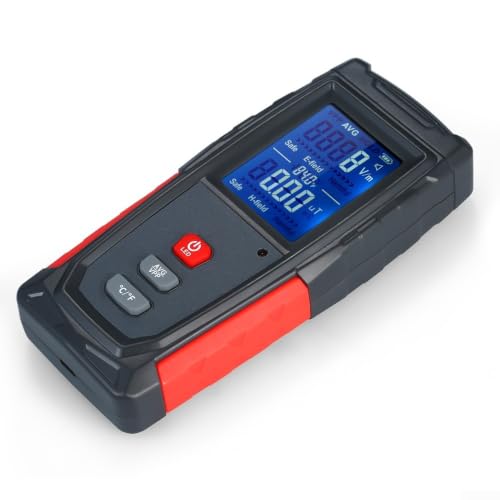Medidor EMF WT3121 con alarma sonora y bloqueo de datos para campos electromagnéticos 3