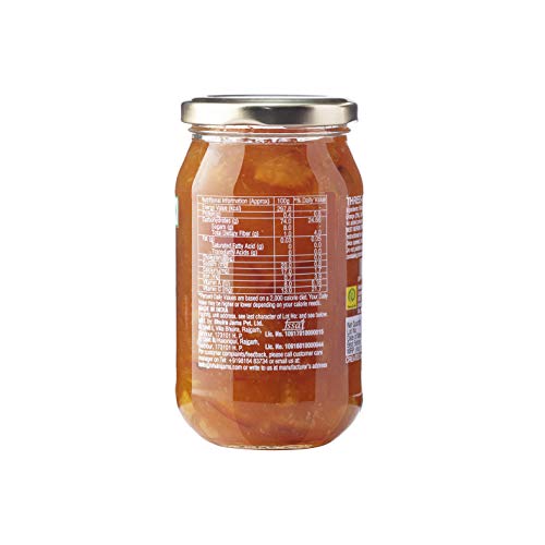 Image of Bhuira Three Fruit Marmalade - 470g | All Natural - No Added Preservatives, Artificial Colors | Handmade Himachal Vegan Spread | Breakfast Toast Jam | Healthy Snack, Guilt-Free