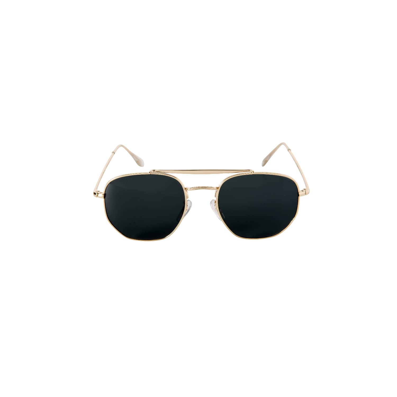 Gio Collection Mens Hexagonal Sunglasses
