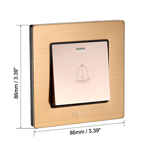 Interruttore a pulsante campanello da parete