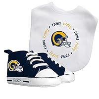 Algopix Similar Product 16 - Baby Fanatic Los Angeles Rams BibPre