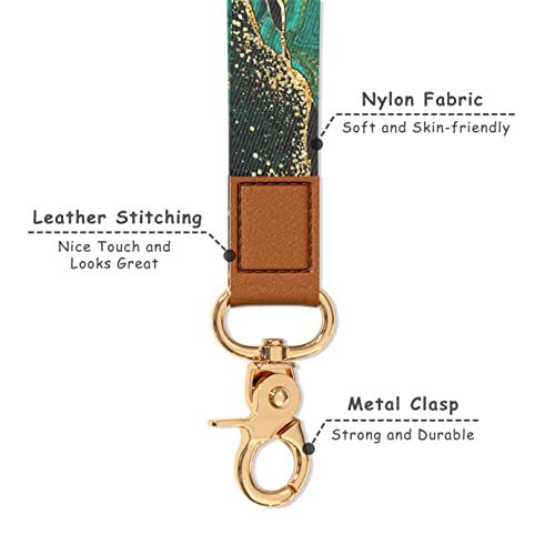 Image of Wrist Lanyard Key Chain, Cute Wristlet Strap Keychain Holder for Women Men Car Keys ID Badges Card Wallet Phone Camera