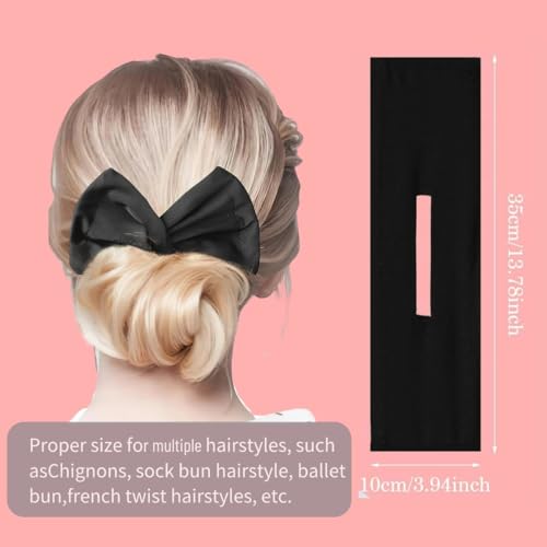 3 peças para fazer coques de cabelo – coque hábil torcer coque flexível donut coque de cabelo francê