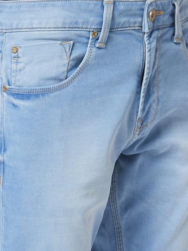 Image of Spykar Men's Skinny Fit Low-Rise Casual Jeans