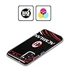 Head Case Designs Licenza Ufficiale AC Milan Curvato Modelli Cresta Custodia in Gel [Protezione di Grado Militare] Compatibile con Samsung Galaxy S25 Ultra E Compatibile con MagSafe