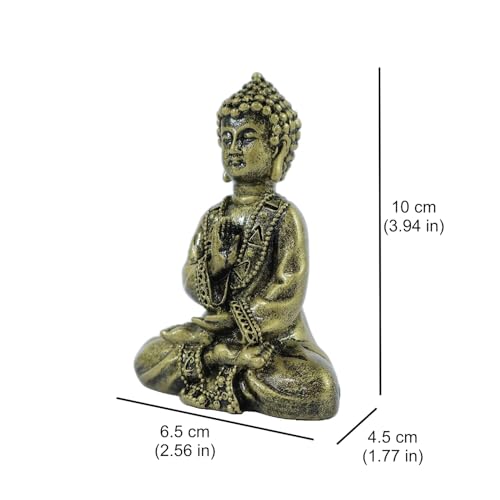 Estatua Buda Decorativa de Resina para Hogar Zen miniatura 2