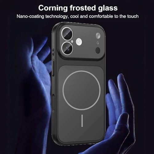 Image of SHINESTAR Converter Case for iPhone 16 | Premium Protective Mag-Safe Cover | iPhone 17 Pro / 17 Pro Max Series Style Design | in-Built Camera Guard | Wireless Charging Compatible - Black