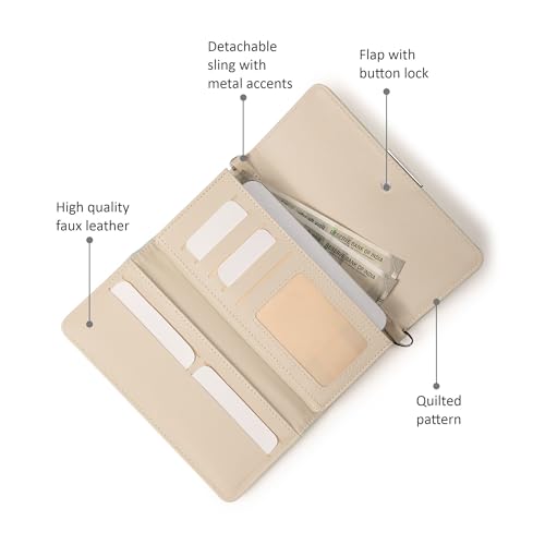 Image of Fastrack Zenith Women's Quilted Clutch | Detachable Chain, Card & Cash Slots, Magnetic Flap | Evening Clutch