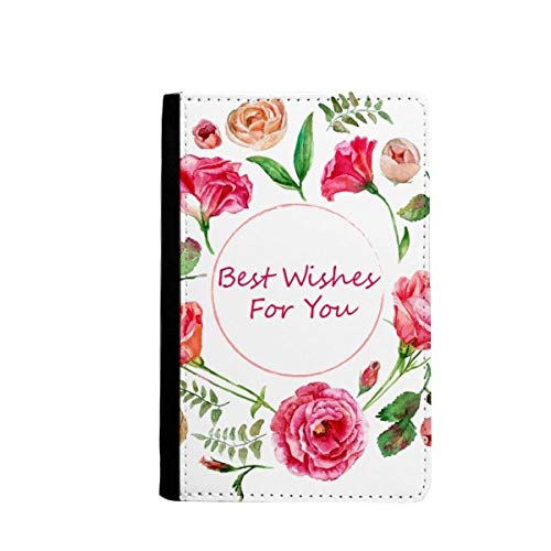 Étui portefeuille de voyage passeport floral multicolore classique