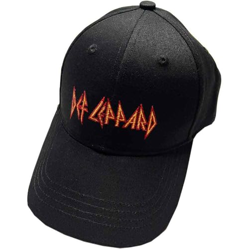 Casquette baseball Def Leppard noire pour protéger du soleil et afficher son style rock