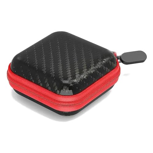 Image of Sounce Universal Shockproof Headphone Case - Semi-Rigid Polypropylene Shell with 1680D Nylon Exterior, Compact Carrying Pouch for Earphones, USB Cables, Flash Drives & Accessories (Black)