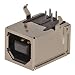 Adam Tech USB-B-S-RA USB Connector, Type B, Receptacle, Single, Right Angle, Thru Hole (Pack of 10)